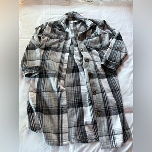 Panache Black and Gray Flannel